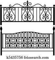 Metal fence Metal fence
