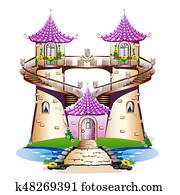 Pink fairytale castle Pink fairytale castle