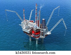 Sea Oil Rig Drilling Structure Sea Oil Rig Drilling Structure