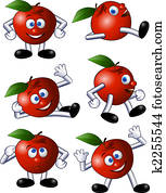 apple cartoon apple cartoon