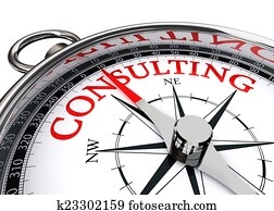consulting word on compass conceptual image consulting word on compass conceptual image