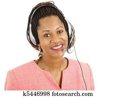 hermoso, servicio de cliente, representante