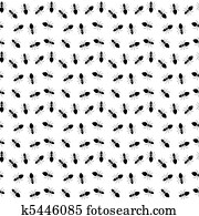 Insect pests - seamless pattern Insect pests - seamless pattern