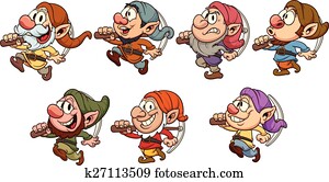 karikatur, dwarves karikatur, dwarves