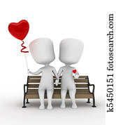 Couple Sitting Side by Side Couple Sitting Side by Side