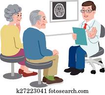 Doctor talking with his patient and the family Doctor talking with his patient and the family