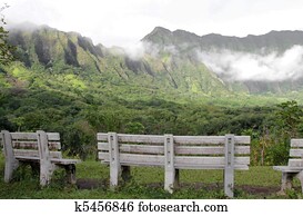 Koolau Mountains peaceful scene