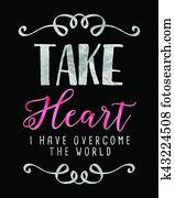 Take Heart I have Overcome the World Take Heart I have Overcome the World