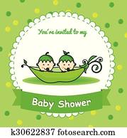 Twins baby shower Twins baby shower