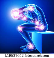 男性, 接合点, 痛苦, 解剖学