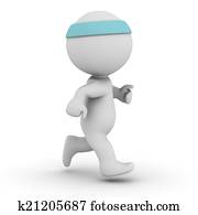 3D Character Jogging 3D Character Jogging