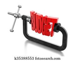 Tight budget concept