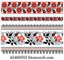 Ukrainian embroidery ornament Ukrainian embroidery ornament
