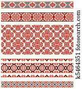 Ukrainian embroidery ornament Ukrainian embroidery ornament