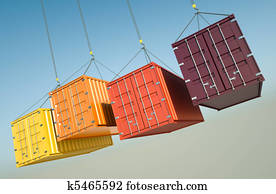 מישלוח, מכולות