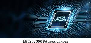 נתונים, חפור, concept., business,, מודרני, technology,, אינטרנט, ו, קשירת קשרים, concept.