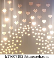 Abstract heart bokeh bright background Abstract heart bokeh bright background