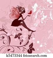 fairy pattern grunge fairy pattern grunge