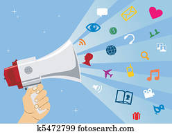 social, medios, comunicación