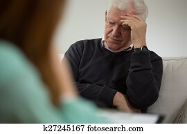 besuch, a, psychiater