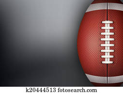 Dark Background of American Football ball. Dark Background of American Football ball.