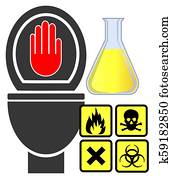No hazardous materials down the toilet No hazardous materials down the toilet