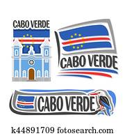 Vector logo Cabo Verde