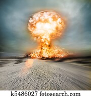 מודרני, התפוצצות גרעינית