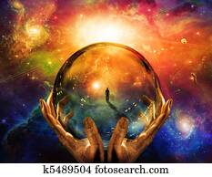 קטע, של, איש