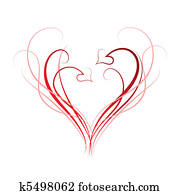 corazones, plano de fondo