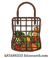 Grocery Bag Graphics | Our Top 1000+ Grocery Bag Clip Art Vectors