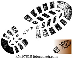 Grungy BootPrint 1