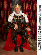 King on throne King on throne