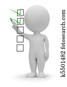 3, lille, folk, -, checklist