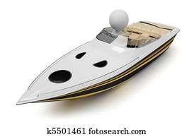 3d small people - boat 3d small people - boat