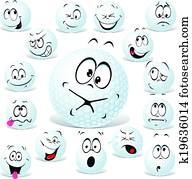 vector golf ball vector golf ball