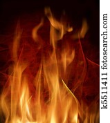 abstract background with burning flames abstract background with burning flames