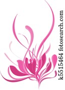 Beautiful blooming pink lotus Beautiful blooming pink lotus