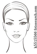 beautiful woman face beautiful woman face