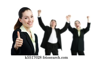 enjoying her success