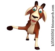 fun Goat funny cartoon character fun Goat funny cartoon character