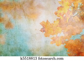 grunge background with autumn leaves grunge background with autumn leaves