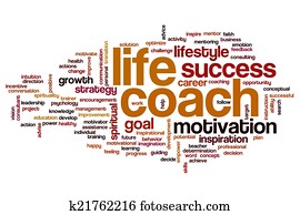 Life coach word cloud Life coach word cloud