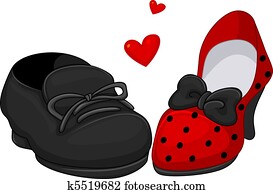 sien, et, hers, chaussures