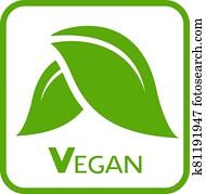 vegan nature icon vegan nature icon