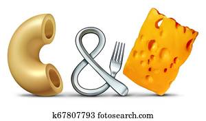 מקרונים וגבינה