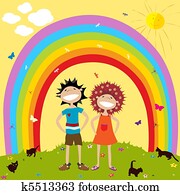 קשת, ו, ילדים