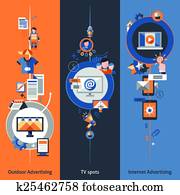 Advertising Banner Set Advertising Banner Set