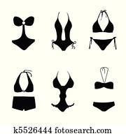 bikini, ,, badeanzug, ,, badehose bikini, ,, badeanzug, ,, badehose