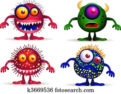 Four cute creature Four cute creature
